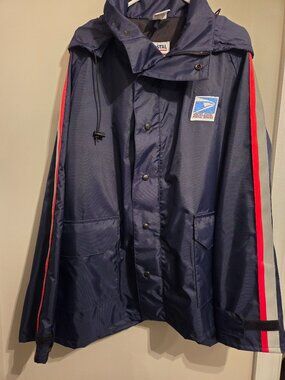 USPS Postal Rain Parka large